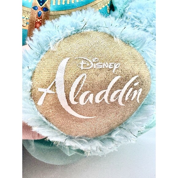 Build-A-Bear Disney Aladdin Princess Jasmine Bear 18” Teal Plush Gold Outfit BAB - Picture 6 of 11
